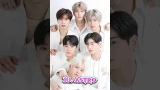 Top 10 Most Popular K-pop Groups in the world #shorts #kpop #top10