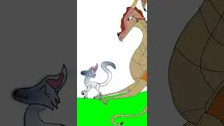 WOf and warriors collab! my ocs, Hail'kit, and Skyline. #wingsoffire # warriors