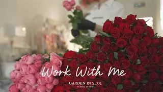 Work with me (1 Hour) | Calm Flower Shop ASMR 🌷 | Soft Music & Florist Vlog