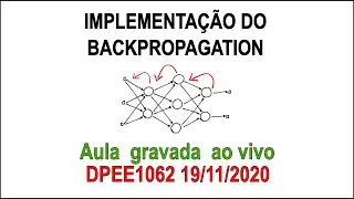Implementação do Alg. Backprop. (Grav. ao Vivo)