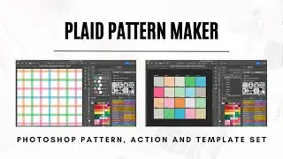 Plaid Pattern Maker for Photoshop