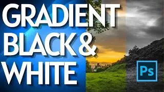 How to Make the Image Black and White Using Gradient Map in Photoshop