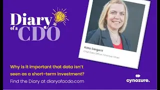 Why is it important that data isn't seen as a short term investment?