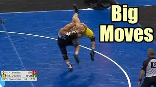 Epic Throws & Other Big Moves at 2024 NCAAs