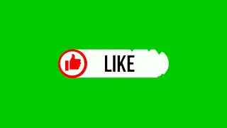Like Template Green Screen (4k) #NoCopyright