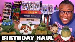 MY BIRTHDAY HAUL! 5 BOXES of Ninja Turtles, Gremlins, ALF & Dinosaurs Sent by NECA