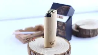 Wooden BIC Lighter case