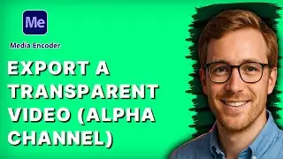 How to Export a Transparent Video (Alpha Channel) in Adobe Media Encoder [2026 Full Guide]
