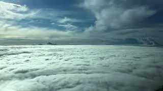 Финский залив под облаками. Подход к Пулково