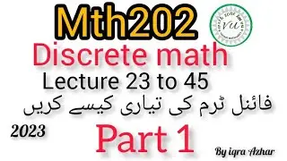 Mth202 Final Term Prepration 2023 |