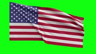 American Flag Green Screen HD - Perfect for Gaming background