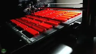 Timelapse of printing super loud keychain whistles on Genuine Prusa i3 MKIIIs+ 3D printer