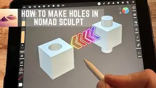 How to Create Holes in 3D Models for Nomad Sculpt 