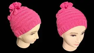 506- Easy Cap Knitting Tutorial ✌✨