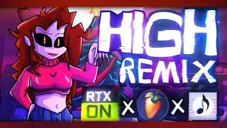 High [ Christmas Remix ] - Friday Night Funkin [ UTAU X FL Cover ]