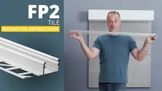 FP2 LED Tile Edging Profile  - Wing on one side | installing instruction