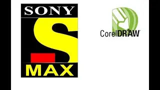 How to make Sony Max design in coreldraw