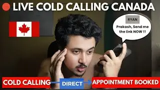 🔴 LIVE How I Closed $450/month Client in Canada from India | Cold Calling Outreach at Midnight