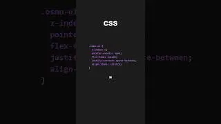 Анимированное меню на CSS и JS 