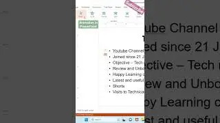 How to use Animation effect in PowerPoint 