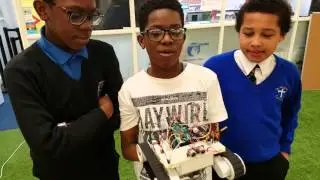 We have lift off! First test run of robotic car by Team MINDblowers