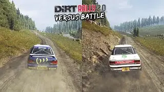 DiRT Rally 2.0 | Subaru Impreza 1995 vs Subaru Legacy | Rally Wales