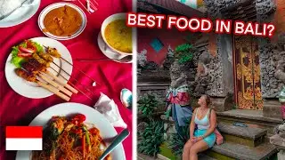 FIRST TIME TRYING INDONESIAN FOOD | What’s it like LIVING IN BALI