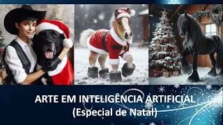 ARTE EM INTELIGÊNCIA ARTIFICIAL (Especial de Natal)