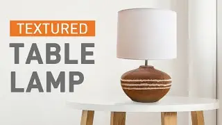 Make Your Own Textured Table Lamp | Arbortech Tools