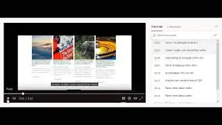 Editing auto-captions in Microsoft Stream