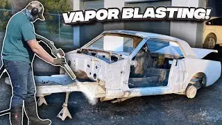 Vapor Blasting My 1965 Ford Mustang (Amazing Results)