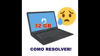 Notebook positivo com 32 gb  como formata e resolver o problema de espaço!