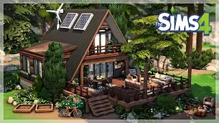 WOODEN A-FRAME 🌲 | The Sims 4 Speedbuild | No CC