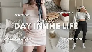 DAY IN THE LIFE: Oversleeping...AGAIN | PLT Haul | Workout With Me & Weight Loss Meal Prep Ideas!
