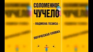 Логическая ошибка - Соломенное чучело #Shorts