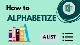 How to alphabetize a list in Excel | Sort a list alphabetically in Excel 😄