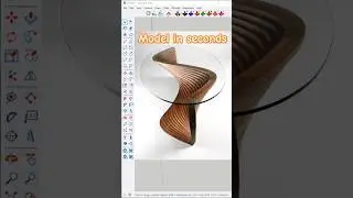 Learn to Model a Coffee Table in SketchUp in Seconds 