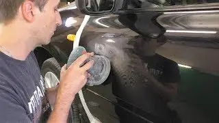 Как удалить рыжики и покрасить авто полный цикл работ LADA GRANTA
