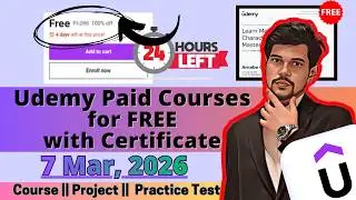 🚨 Udemy Courses FREE With Certificate | 100% OFF Coupons (Only 4 Days Left!)
