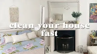 How to clean your house FAST (Clean your home in under an hour!)