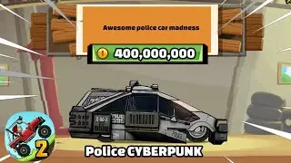 Hill Climb Racing 2 - The CYBERPUNK Police Car❤ (Gameplay)