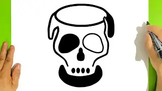 HOW TO DRAW A SKULL FACE