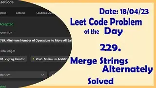 1768 || Merge Strings Alternately || C++ || Leetcode Daily Challenge