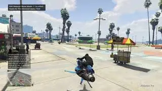 Falling off bike and flying GTA 5