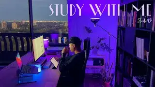 3-HOUR Study With Me | HYPERFOCUS | Quiet Relaxing Piano | Pomodoro 45/15