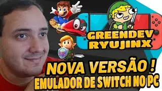 🔥NOVA VERSÃO GreenDev RYUJINX EMULADOR de Nintendo Switch para PC! em 2025 🚀 Faça o DOWNLOAD AGORA