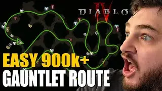 Gauntlet Route w/ Build Guide & Strategy for Druid (Easy 900k+) Diablo 4 Season 3 - Tips Explained