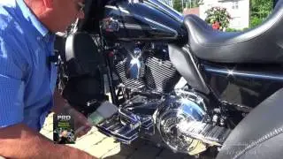 Comment noircire le  moteur d'une harley