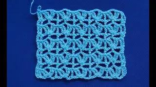 Самые простые узоры крючком .Ажурный узор для начинающих*  Crochet patterns* Узор для топа  Урок 402