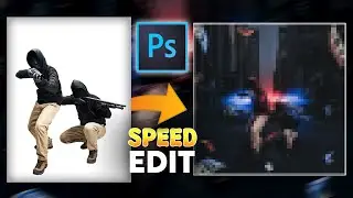 Creating Robbery Artwork in Photoshop! | Speed Art